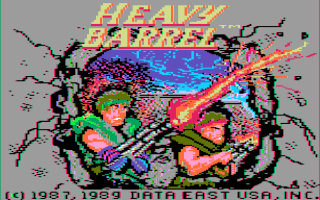 Heavy Barrell Title Screen